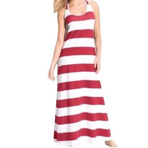 Tommy bahama striped sleveless maxi dress